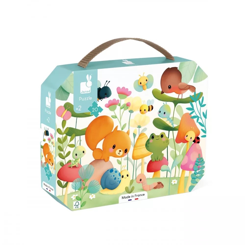 JANOD Puzzle Les Compagnons Du Jardin - 20 Pcs