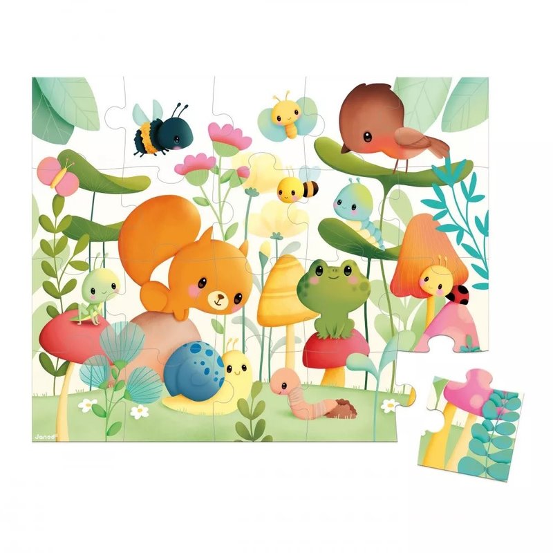 JANOD Puzzle Les Compagnons Du Jardin - 20 Pcs