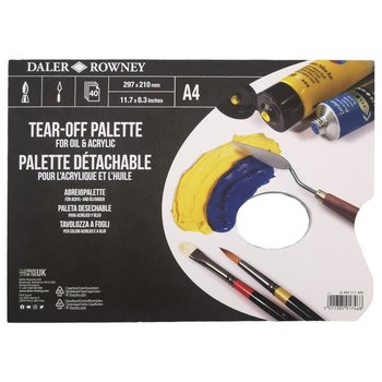 DALER ROWNEY Artists Palette Pelable Acryl A4 40F