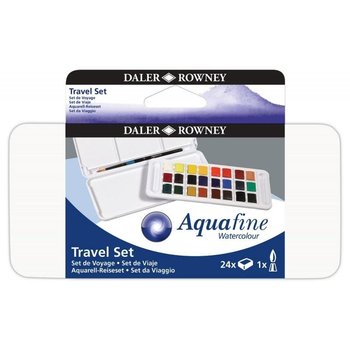 DALER ROWNEY Aquafine Aquarelle 24Xdg Set Voyage