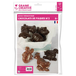 GRAINE CREATIVE Moule Thermo Chocolats De Pâques N°2