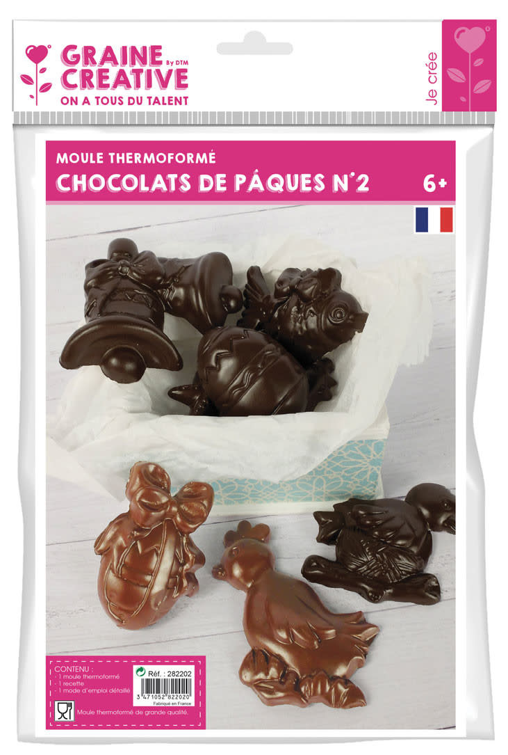 GRAINE CREATIVE Moule Thermo Chocolats De Pâques N°2