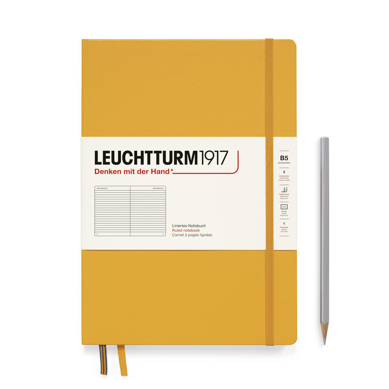 LEUCHTTURM 1917 Carnet de notes Couverture rigide Composition Rising Sun (B5), 219 p., ligné