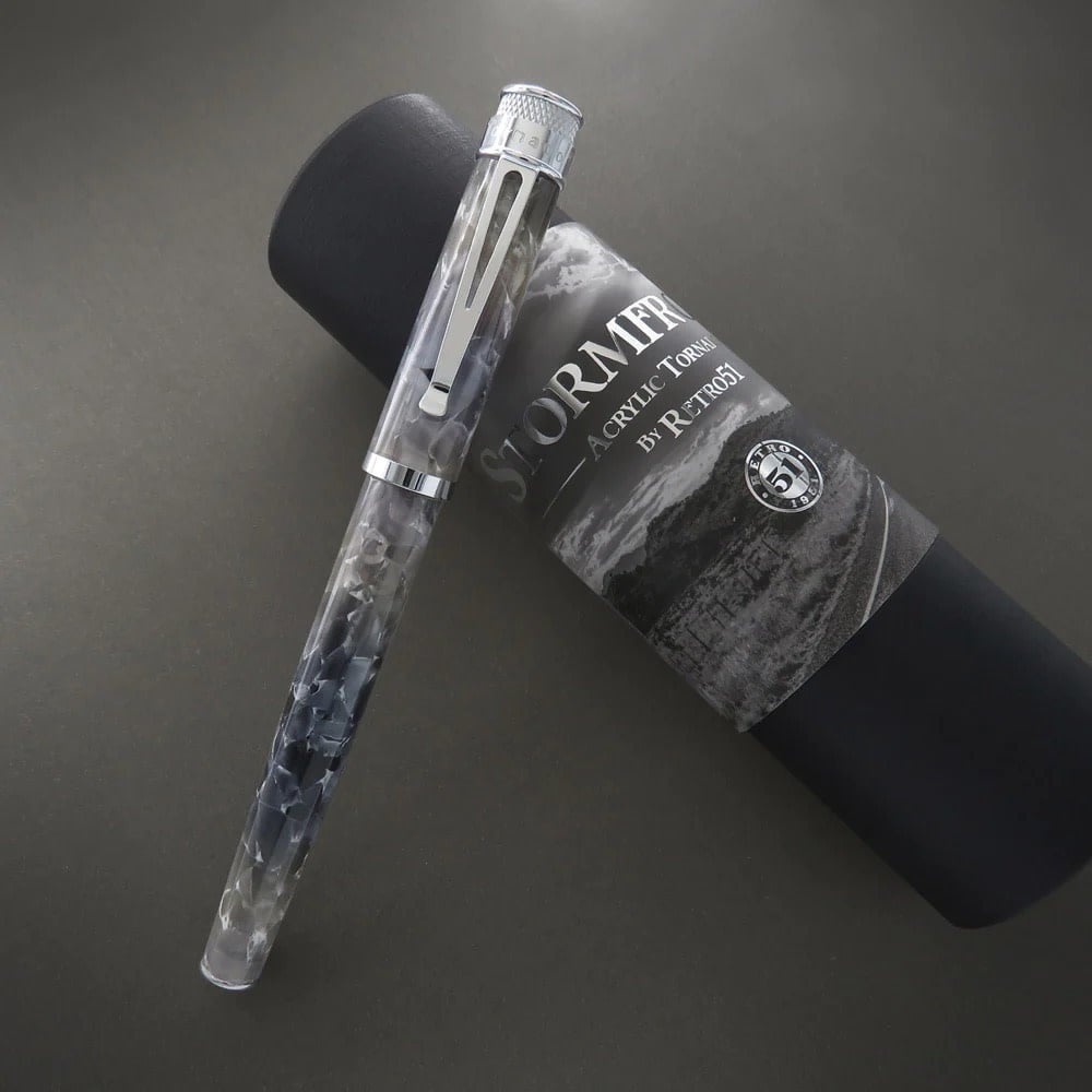 RETRO 51 Tornado Stylo Roller Acrylique Sylver Lining