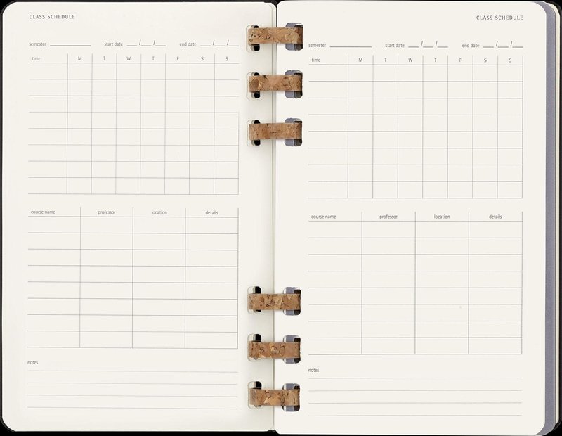 Agenda civil Moleskine Agenda civil journalier Grand Format Noir