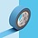 OZ MT 1P Uni bleu clair mat / matte lightblue 1,5cm x7m