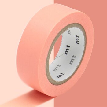OZ MT 1P Uni saumon / salmon pink 1,5cm x7m