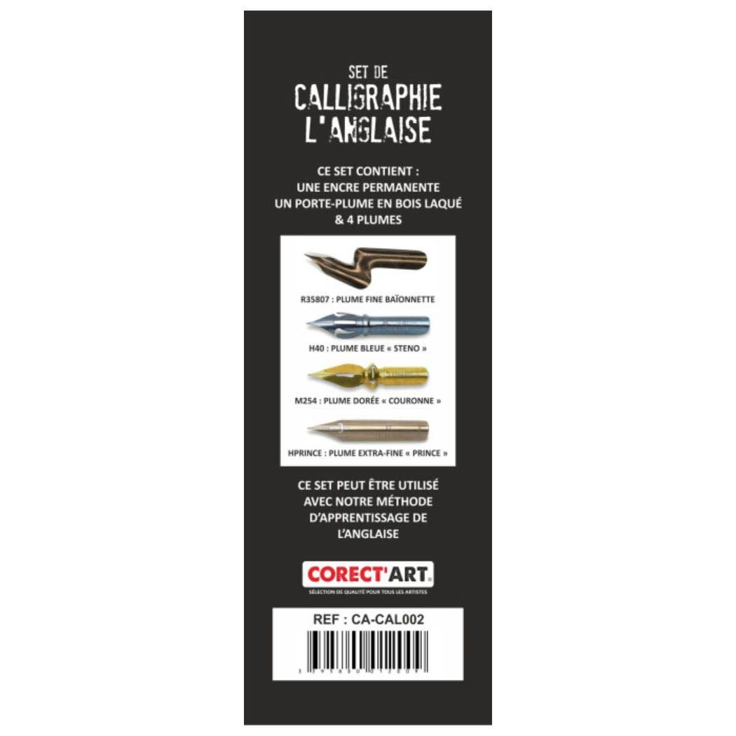 CORECTOR BILMANS Etui Encre - P.Plume & 4 Plumes - Anglaise