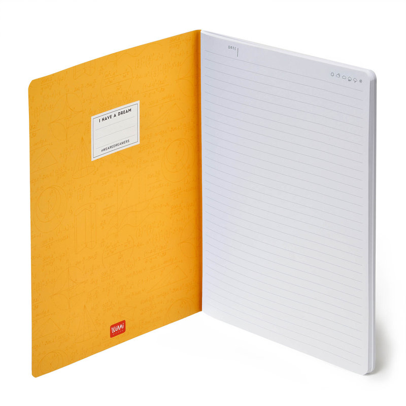 LEGAMI Lined Notebook - Quaderno - Large - Genius