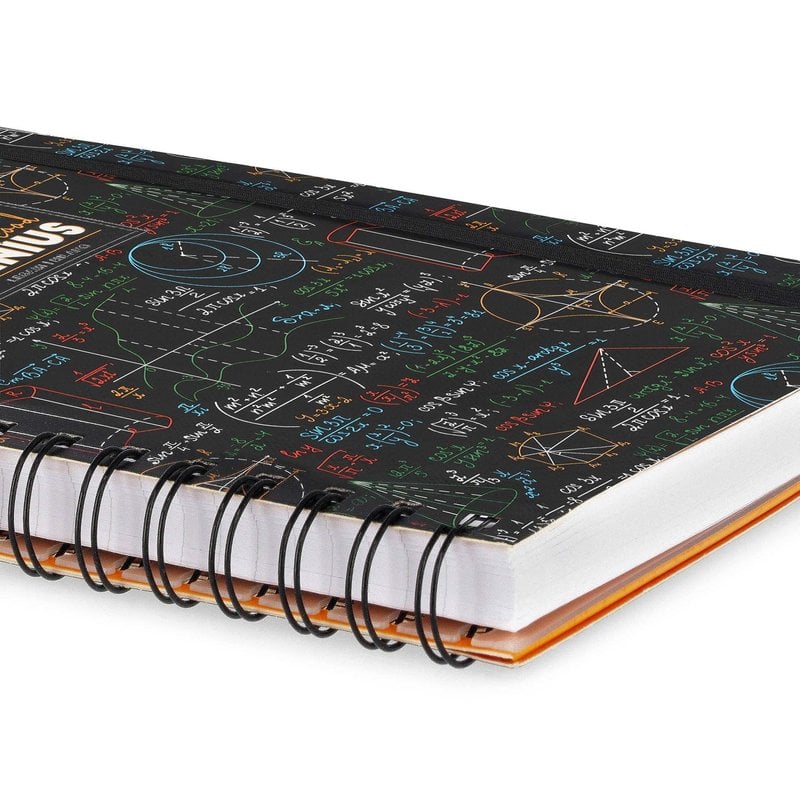 LEGAMI Lined Spiral-Bound Notebook - Spiral Notebook - Large - Genius