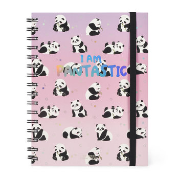 LEGAMI Cahier À Spirale - Large Spiral Notebook - Panda