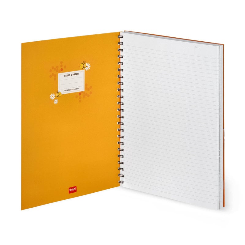 LEGAMI 3-In-1 Spiral-Bound Notebook - Trio Spiral Notebook  3 In 1- Maxi - Bee