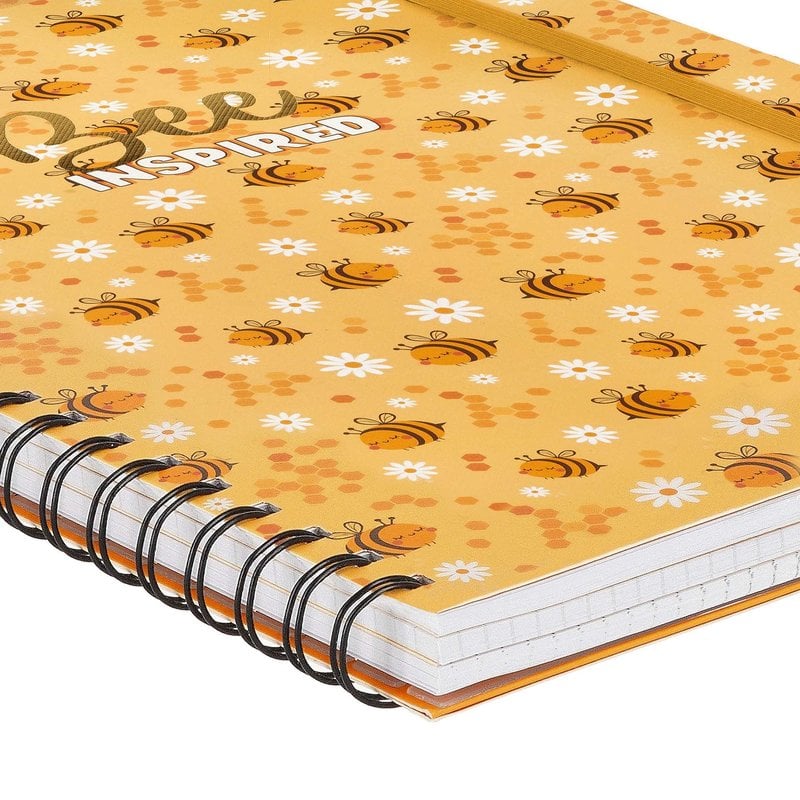 LEGAMI 3-In-1 Spiral-Bound Notebook - Trio Spiral Notebook  3 In 1- Maxi - Bee