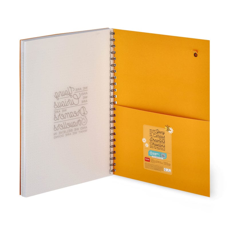 LEGAMI 3-In-1 Spiral-Bound Notebook - Trio Spiral Notebook  3 In 1- Maxi - Bee