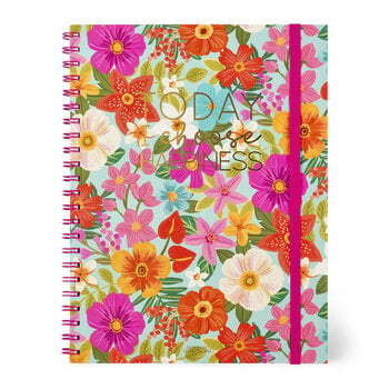 LEGAMI 3-In-1 Spiral-Bound Notebook - Trio Spiral Notebook  3 In 1- Maxi - Flowers