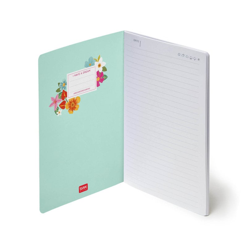 LEGAMI Cahier - Quaderno - Medium - Flowers