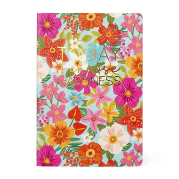 LEGAMI Cahier - Quaderno - Medium - Flowers