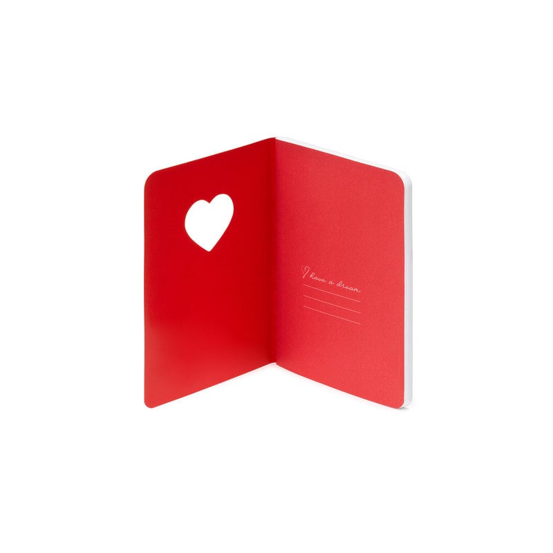 LEGAMI Cahier - Quaderno - Small Lined - Heart