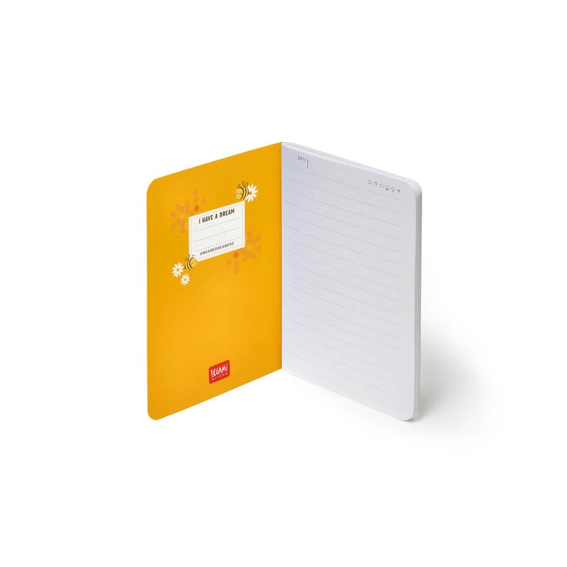 LEGAMI Cahier - Quaderno - Small Lined - Bee