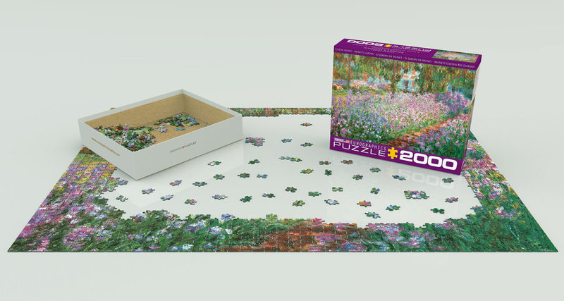 EUROGRAPHICS Puzzle 1000 MONET - Le jardin de Monet