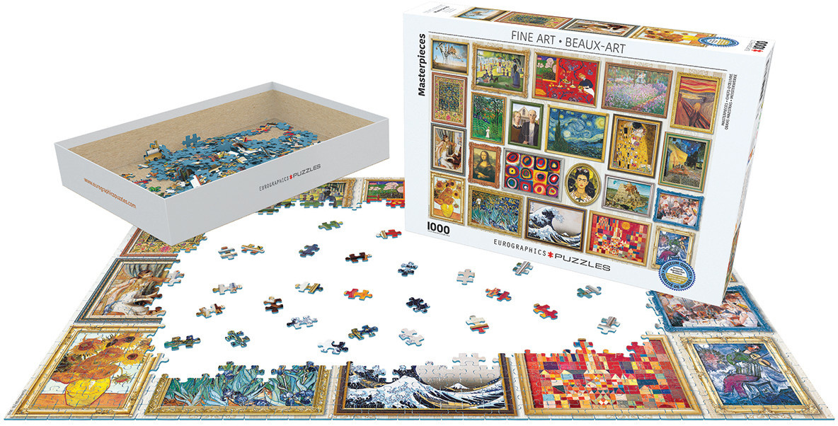 EUROGRAPHICS Puzzle 1000 Chef - d'oeuvre masterpièces