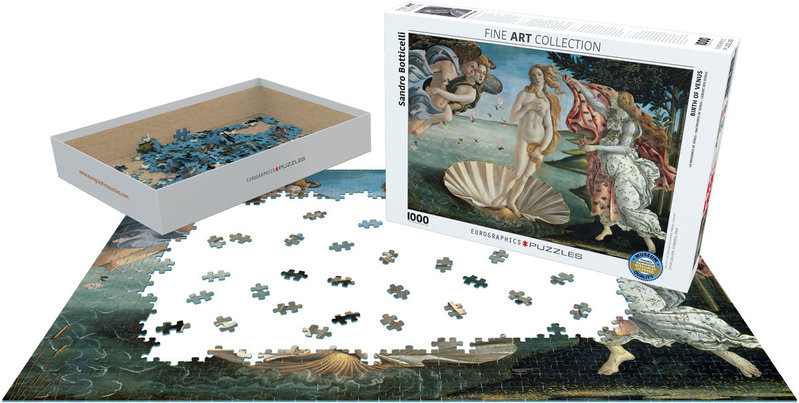 EUROGRAPHICS Puzzle 1000 BOTTICELLI - La naissance de Vénus