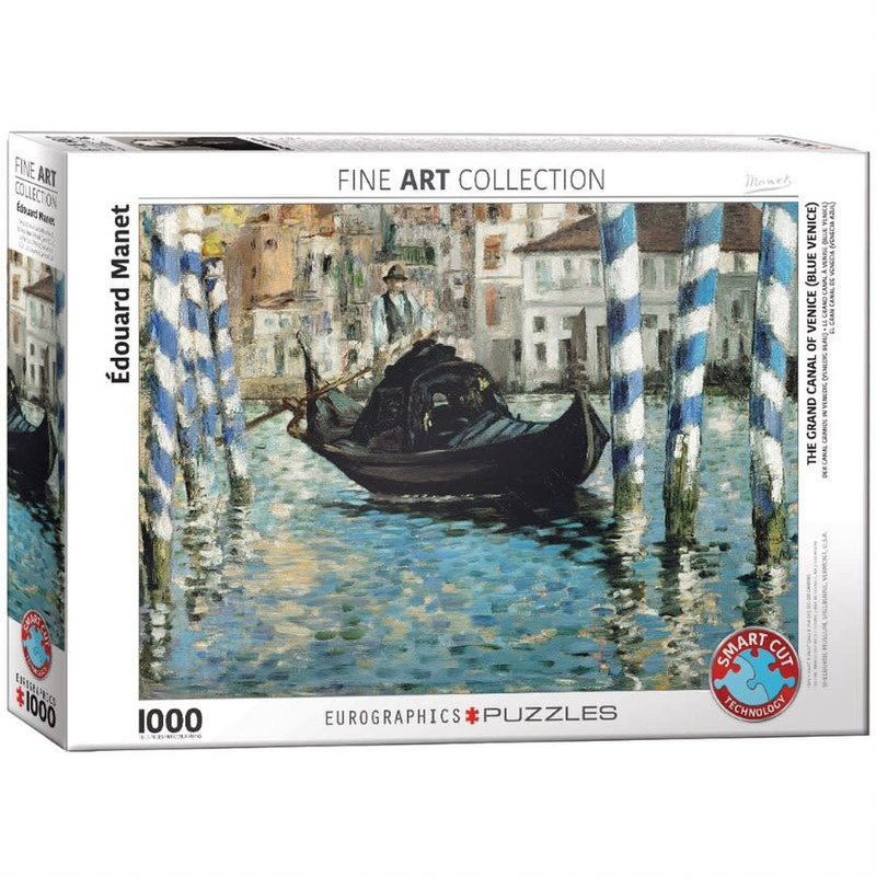 EUROGRAPHICS Puzzle 1000 Manet - Le Grand Canal à Venise