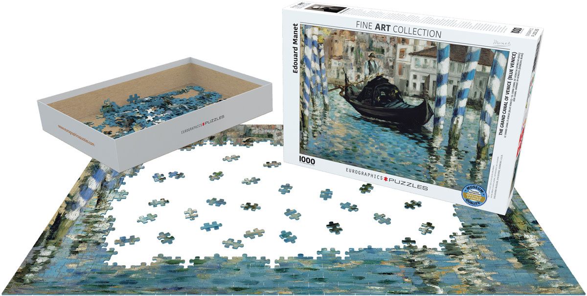 EUROGRAPHICS Puzzle 1000 MANET - Le Grand Canal à Venise