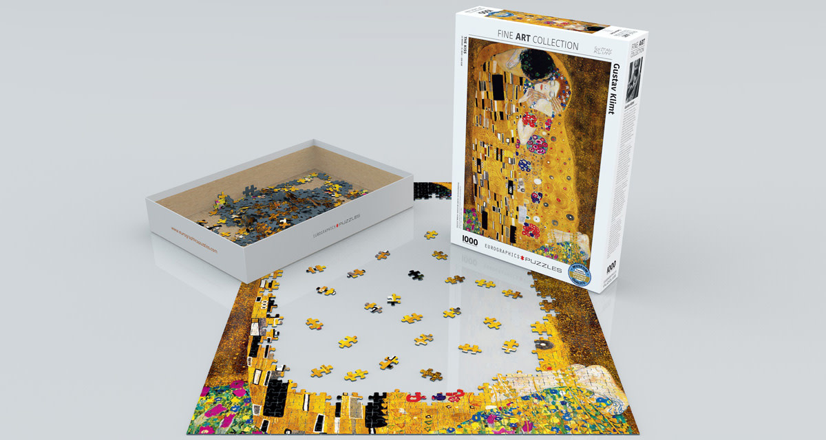 EUROGRAPHICS Puzzle 1000 KLIMT - Le baiser