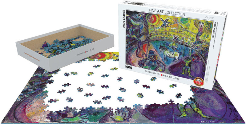 EUROGRAPHICS Puzzle 1000 CHAGALL - Le cheval de cirque