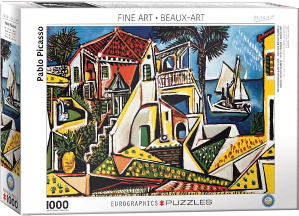 EUROGRAPHICS Puzzle 1000 Picasso - Paysage méditerranéen