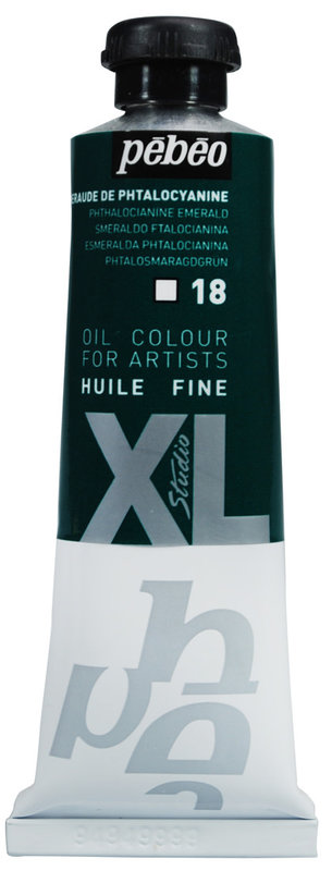 PEBEO Peinture Huile fine Studio XL tube 37ml Émeraude de Phtalocyanine