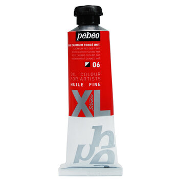 PEBEO Peinture Huile fine Studio XL tube 37ml Rouge de cadium foncé