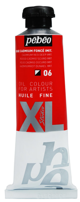 PEBEO Peinture Huile fine Studio XL tube 37ml Rouge de cadium foncé