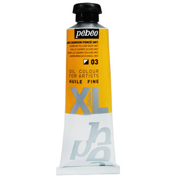 PEBEO Peinture Huile fine Studio XL tube 37ml Jaune de cadmium foncé imitation