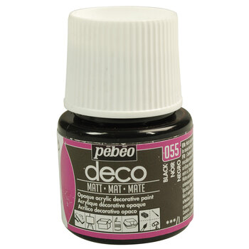 PEBEO Deco Mat 45 Ml Noir