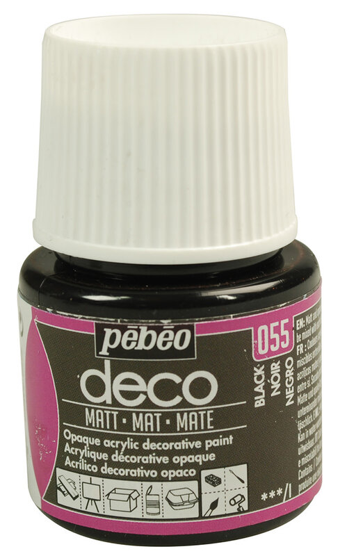 PEBEO Deco Mat 45 Ml Noir