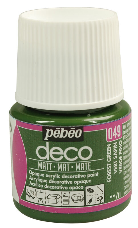 PEBEO Deco Mat 45 Ml Vert Sapin