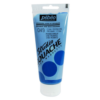 PEBEO Peinture Gouache fine Studio tube 100ml Cyan