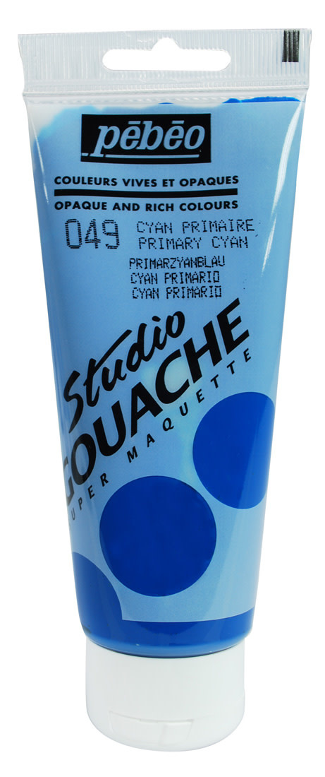 PEBEO Studio Gouache 100 Ml Cyan Primaire