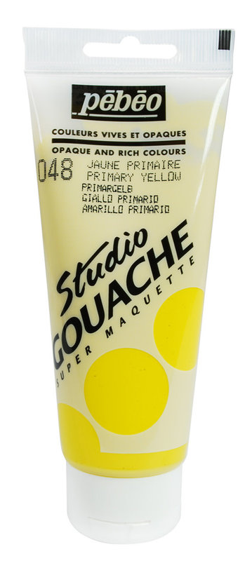 PEBEO Studio Gouache 100 Ml Jaune Primaire