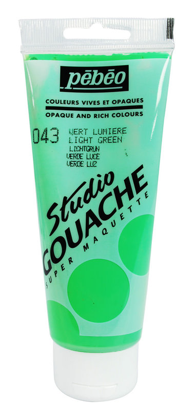 PEBEO Studio Gouache 100 Ml Vert Lumiere