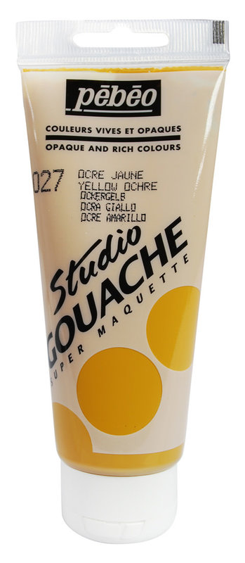 PEBEO Peinture Gouache fine Studio tube 100ml Ocre jaune