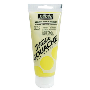 PEBEO Studio Gouache 100 Ml Jaune Citron