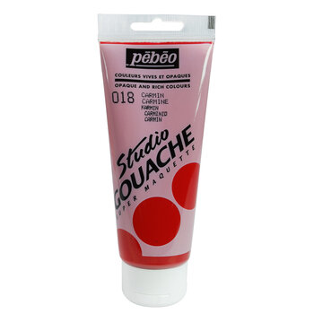 PEBEO Peinture Gouache fine Studio tube 100ml Carmin