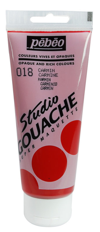 PEBEO Peinture Gouache fine Studio tube 100ml Carmin