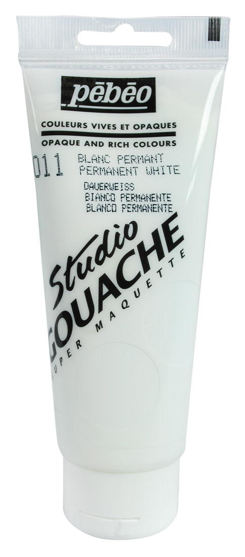 Tube Peinture Acrylique Fine Studio 100ml, Blanc Ivoire 65 - Pébéo main image 0