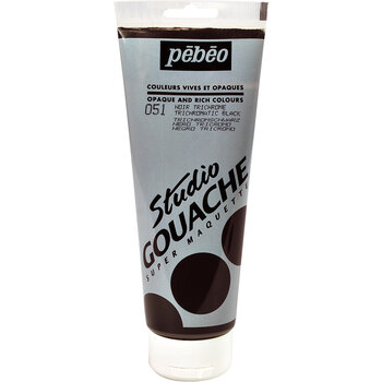 PEBEO Studio Gouache 220 Ml Noir Trichrome