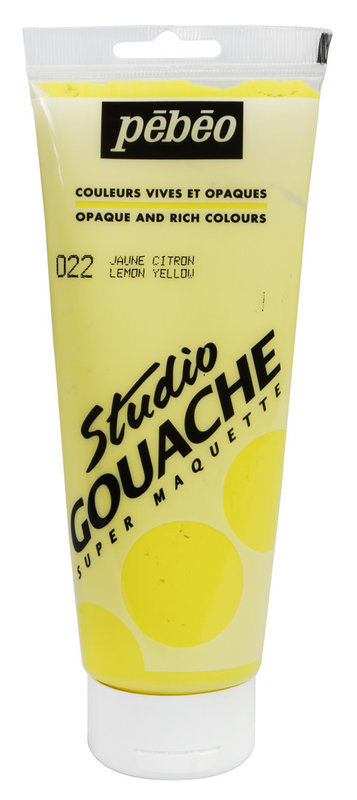 PEBEO Studio Gouache 220 Ml Jaune Citron