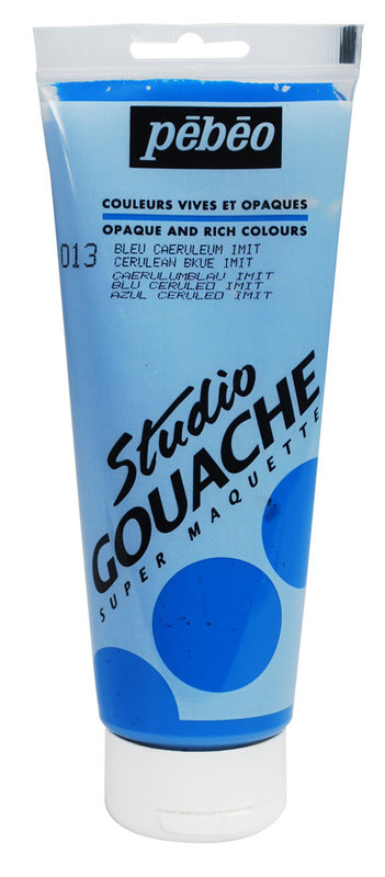 PEBEO Studio Gouache 220 Ml Bleu Ceruleum